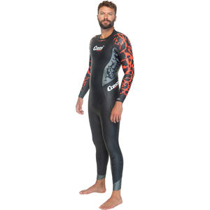 Traje de Neopreno CRESSI para Hombre, Negro/Rojo, Modelo DG00241, 2/3/4mm, Talla XS/1, Mayor Visibilidad, Fabricado en KH - Product Image 5