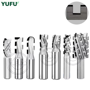 Fresa Espiral Recta de Diamante Sin Recubrimiento YUFU, Personalizada OEM, para Trabajar la Madera, Ranurado, Fresado de Mazorca, Fresado Previo, 3 Meses - Product Image 1