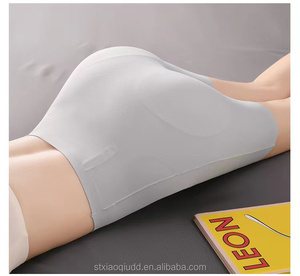 Pantalones cortos <span class=keywords><strong>abdominales</strong></span> de cintura alta para mujer, bóxer de cintura alta, ropa interior transpirable con Control de barriga - Product Image 5