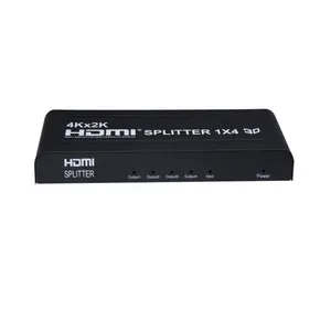 4K HDTV 1x4 AV Amplifier Splitter with 3D 1080p Support Video Splitters & Converters Category