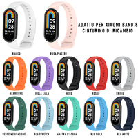 Bracelet de sport Bracelet en silicone pour Mi Band 8 Bracelet Bracelet Montre intelligente pour Mi band 8 Sangles Accessoires