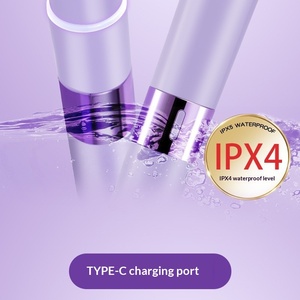 Afeitadora Eléctrica para Mujer, Axilas, Partes Íntimas, Piernas, Tijeras para el Vello, Depiladora Dos en Uno, Nueva Depiladora USB Transfronteriza - Product Image 3