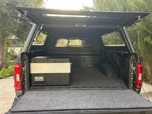 Capot rigide en aluminium pour pick-up, couvre-caisse de camionnette, coque de camping pour Toyota Tacoma, <span class=keywords><strong>GMC</strong></span> <span class=keywords><strong>Sierra</strong></span> 1500, Nissan Titan - Product Image 2