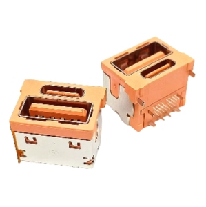 Prise <span class=keywords><strong>double</strong></span> empilée <span class=keywords><strong>USB</strong></span>-<span class=keywords><strong>C</strong></span> et <span class=keywords><strong>USB</strong></span>-A |   Prise de charge rapide SMT 14 broches |   Compatible 88W PD 3.0 QC4.0 |   Conception d'insertion par <span class=keywords><strong>clé</strong></span> - Product Image 1