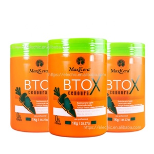 Tratamiento Capilar <span class=keywords><strong>Brasileño</strong></span> de Queratina Reparadora Hidrolizada Natural 0% Formaldehído, Tratamiento Capilar de Proteína Maxkera Pura con Cretina - Product Image 2