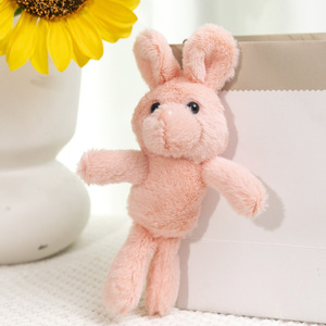 Peluche réaliste lapin aux longues oreilles, douce et moelleuse, porte-clés, jouet en peluche, poupée, lapin de Pâques en peluche, animaux en peluche, porte-clés - Product Image 5