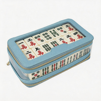 Sac de rangement portable de luxe en acrylique transparent pour Mahjong américain Avisocean, écologique, durable, emballage personnalisé, gravure personnalisée