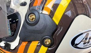 Pernos de titanio de 4X8mm para motocicleta, carcasa orx para casco de motocicleta, se aceptan pernos Torx de arco iris negro - Product Image 6