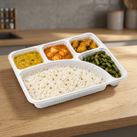 Boîte repas en polypropylène, capacité 5 CP, gamme de boîtes repas - Vente en gros de boîtes à lunch pour la préparation des repas, les plateaux de traiteur et autres usages