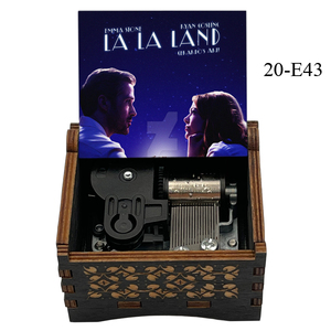Boîte à <span class=keywords><strong>musique</strong></span> vintage en bois à remonter <span class=keywords><strong>La</strong></span> <span class=keywords><strong>La</strong></span> <span class=keywords><strong>Land</strong></span>, cadeau musical de film romantique pour amis, fête de <span class=keywords><strong>la</strong></span> famille, décoration de bureau à domicile - Product Image 5