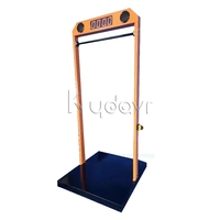 Barre horizontale réglable 3-en-1 pour gymnastique, jeu de défi interactif de divertissement avec chronomètre de 100 secondes pour carnaval intérieur