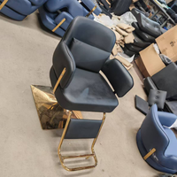Chaises de barbier professionnelles Chaise de coiffure élégante Chaise de barbier Hydraulique Classique