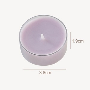 Colorido redondo pequeño té cera regalos perfumados naturales hechos a mano velas perfumadas del Día de San Valentín para salón de belleza de uñas - Product Image 6
