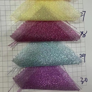 <span class=keywords><strong>Tissu</strong></span> Organza 100% Polyester Biologique Double Face Métallisé Iridescent Léger, Doux et Confortable au Toucher, Transparent pour Costumes - Product Image 4