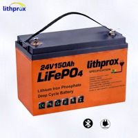 Batterie pour fauteuil roulant à technologie LFP avancée 24V150AH, faible autodécharge, sans entretien, pour scooter pour personnes handicapées, CE FCC