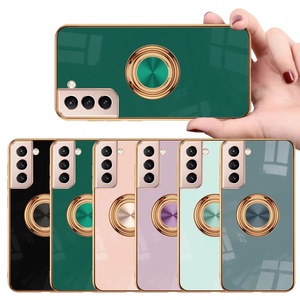 เคสโทรศัพท์ TPU นิ่มสุดหรู,สำหรับ Samsung <span class=keywords><strong>Galaxy</strong></span> S22 Ultra S21 FE S20 S10 Plus A52 A72 Note 20 10 <span class=keywords><strong>9</strong></span>ขาตั้งฝาปิด - Product Image 1