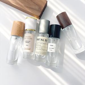 10ml cylindrical wooden cap <b>bottle</b> glass <b>empty</b> <b>bottle</b> <b>spray</b> <b>bottle</b> high-grade sample replacement <b>bottle</b> portable <b>bottle</b> - Product Image 5