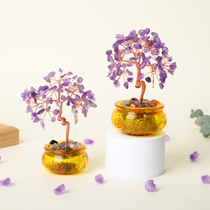 Hot-sale Crystal Money <b>Tree</b> Wholesale Natural Healing Amethyst Chips <b>Tree</b> for Feng Shui Decoration - Product Image 6
