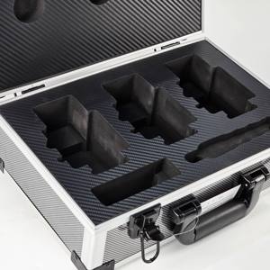 Boîte à outils rigide en aluminium avec inserts en mousse EVA Boîtes à outils de rangement pour <span class=keywords><strong>la</strong></span> maison Boîte de rangement pour équipement de jardin Emballage en métal - Product Image 3