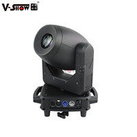 Projecteur à tête mobile LED VSHOW S718 150W avec pince pliable pour les DJ professionnels, les artistes de scène et les productions événementielles