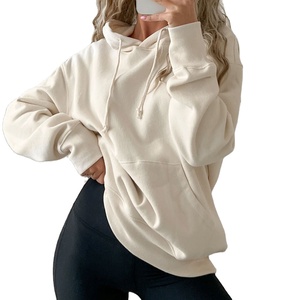 2025 High Quality Women's Hoodies Crewneck Cotton Drop Shoulder Oversize French Terry Vintage High Quality Women hoodies - Product Image 6