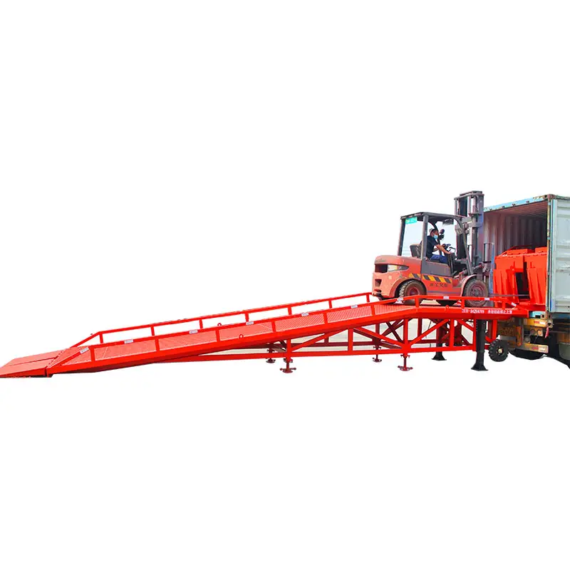 Mesin pemotong rumput tugas berat tri-lipat kendaraan Mobile Atv Truck Trailer baja kontainer Portabel Mobil muatan Ramp
