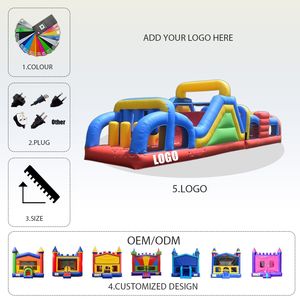 Túnel de barrera de alta calidad, juego de desafío para niños, carrera de obstáculos inflable para concurso - Product Image 3