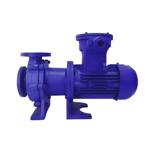 Bomba centrífuga eléctrica horizontal Rongke CQBF con accionamiento magnético de fluoroplástico, 50m de altura de elevación, para fluidos ácidos, alcalinos y corrosivos. - Product Image 2