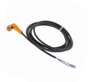 Cable IFM Efector EVC004, Conector M12 Hembra en Ángulo Recto, 4 Hilos, 5 Pines, 2m, PUR Negro, Tecnología de Conexión M12 Estándar (EN 61076) - Product Image 5