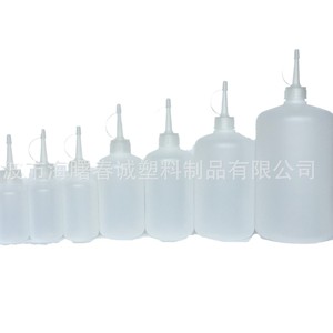Hdpe Plastic Bottle 100ml With <b>String</b> And Pointed Spout For General Packaging - Product Image 1