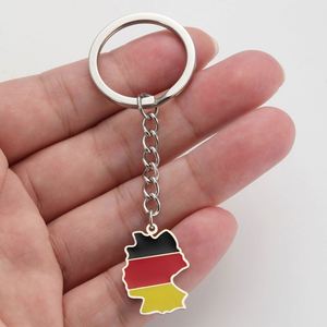 Llavero de Metal con Mapa y Logotipo Personalizado, Colgante de Acero Inoxidable, Joyería Personalizada Colorida para Hombres y Mujeres, Regalo Promocional - Product Image 1