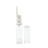 Nouveauté en gros, flacons à pompe sans air en plastique vides de 5 ml, 10 ml, 15 ml pour le conditionnement de fond de teint liquide cosmétique
