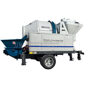 Machine de pompage de béton portable diesel et électrique et bétonnière - Product Image 1