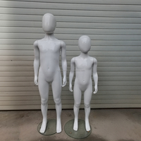 Mannequin Enfant Corps Entier en Plastique PP Or Rose, Chromé, Or ou Argent pour Vitrine de Magasin et Boutique