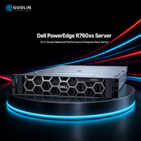 Server Penyimpanan Densitas Tinggi Dell PowerEdge R760xs 2U 16x 2.5 Inch NVMe SAS SATA Dual OCP 3.0 Edge Server