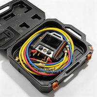 Ensemble de manomètres numériques Elitech, kit de test de pression de réfrigérant HVAC, accessoires d'outils de service pour la réfrigération et la climatisation