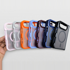 เคสโทรศัพท์แม่เหล็ก <span class=keywords><strong>iPhone</strong></span> 18 Duo Fold  แบบผิวสัมผัสเนียนใส  วัสดุ PC TPU ป้องกันแรงกระแทก รุ่น D050 - Product Image 5