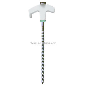 8-inch Kim Loại Neo vít Lều Cổ Phần drillable hình lục giác ổ đĩa Glow vít mặt đất Neo PEGs & mallets cho lều - Product Image 4