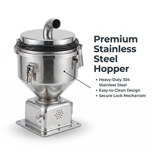 Wholesale <strong>Baijie</strong> 900G 2 Two One Vacuum Auto Loader HY 2HP*2 3HP*2 Induction Motor Suction Machine 380V Touch Control 1 Year - Product Image 4