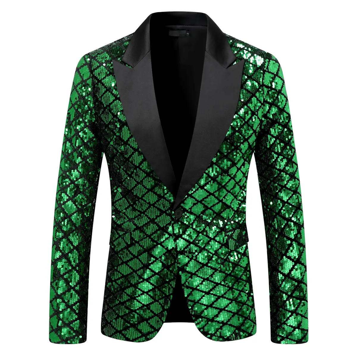 Hombres metálicos 70s disco vintage brillante moda lentejuelas slim fit blazer esmoquin hombres traje de lujo