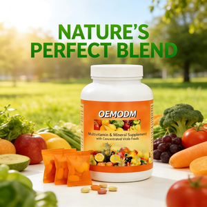 OEM Çoklu Vitamin Tabletleri |   Tam Gıda Vitamin Mineral Takviyesi |   Glutensiz Vejetaryen Tabletler - Product Image 5