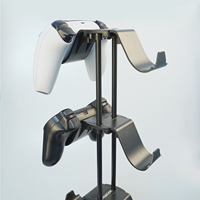 Support de rangement pour manettes et casques PS5 et PS4, organiseur d'accessoires de jeu à 3 niveaux
