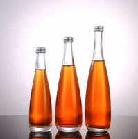 Tailles des bouteilles d'eau en verre de type Evian