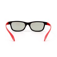 Lunettes 3D universelles de haute qualité, polarisées circulaires, noires, pour projecteur 3D, cinémas Real D IMAX