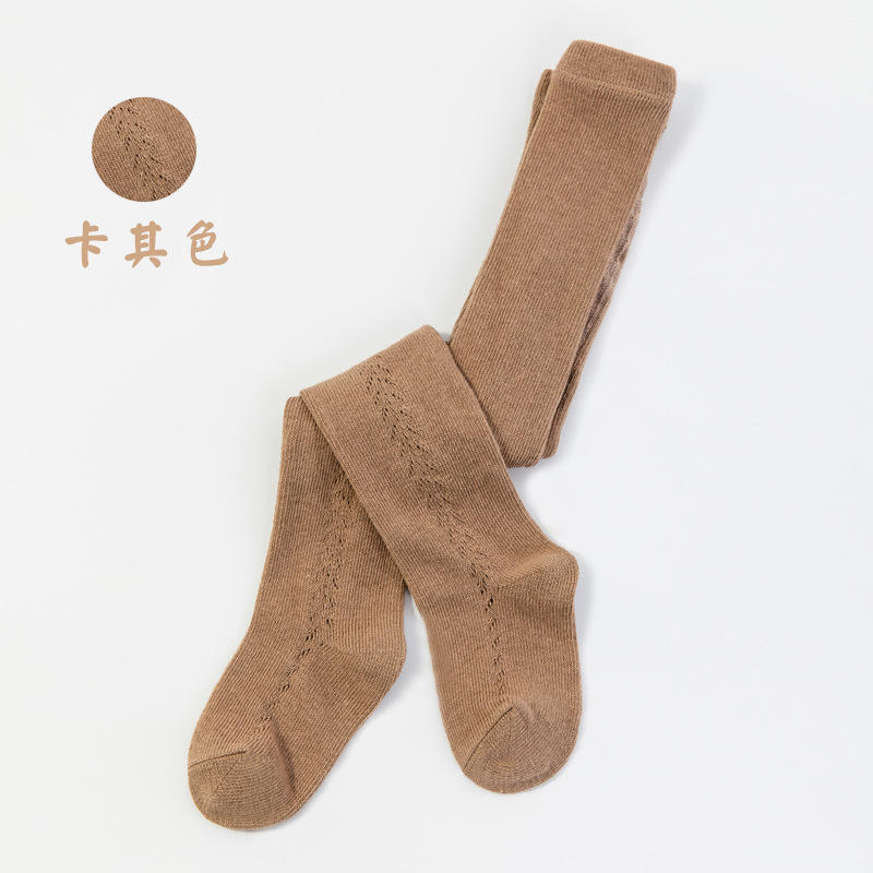 Foncé kaki Boho Bébé Collants Collants
