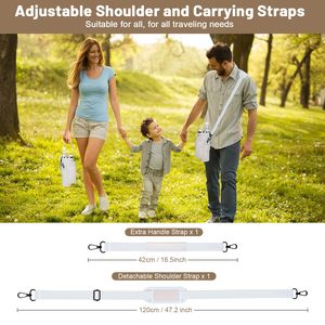 Bolsa Portabotellas para Vaso Stanley de 40 oz con Asa, Portavasos con Relieve 3D y Bolsillo para Teléfono para Vaso Stanley - Product Image 4