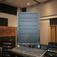 Haut-parleur Line Array externe à trois voies de performance professionnelle de grande envergure, série LS3 MRL, avec aimant néodyme, 8 Ohm 250W, enceinte en bois LF