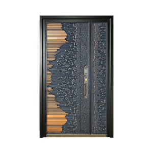 Porte <span class=keywords><strong>d</strong></span>'<span class=keywords><strong>entrée</strong></span> simple en acier moulé SOFU, modèle SFT-012, pour extérieur, fabriquée en Chine - Product Image 1