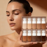 Maquillage imperméable naturel en gros Fond de teint à couvrance totale Fond de teint original
