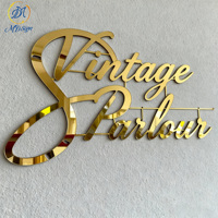 Letras Metálicas 3D de Acero Inoxidable con Acabado Espejo Personalizadas por el Fabricante, Letreros Comerciales, Adhesivo de Pared con Logotipo de Letras para Decoración